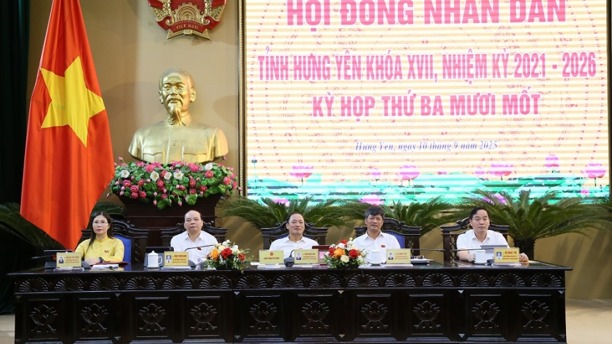 Hưng Yên thông qua 4 nghị quyết quan trọng